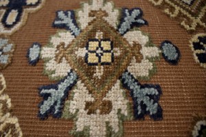 Rust Tribal Geometric 8X10 Indo-Karajeh Oriental Rug