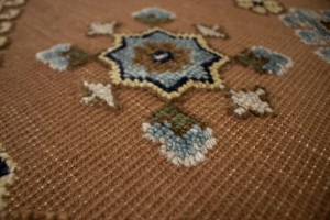 Rust Tribal Geometric 8X10 Indo-Karajeh Oriental Rug
