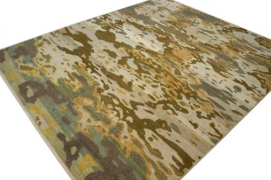 Multicolored Abstract 8X10 Oriental Modern Rug