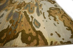 Multicolored Abstract 8X10 Oriental Modern Rug