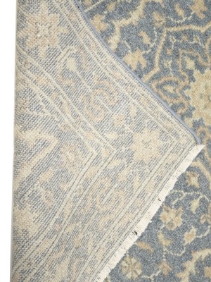 Slate Floral Transitional 4X6 Oriental Rug