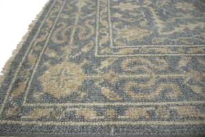Muted Slate Floral 5x8 Modern Oriental Rug