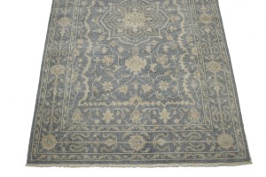 Muted Slate Floral 5x8 Modern Oriental Rug