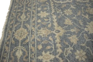 Muted Slate Floral 5x8 Modern Oriental Rug