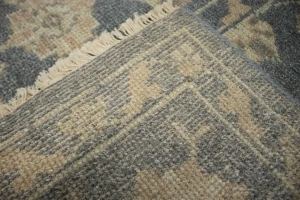 Slate Floral Transitional 8X10 Oriental Rug