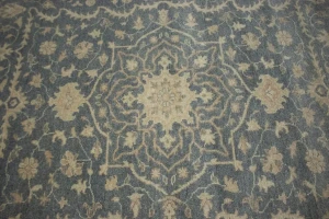 Slate Floral Transitional 8X10 Oriental Rug