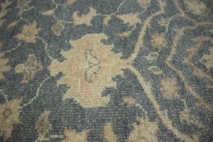 Slate Floral Transitional 8X10 Oriental Rug