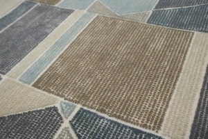Multicolored Geometric 5X8 Modern Oriental Rug