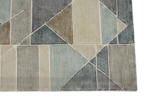 Multicolored Geometric 5X8 Modern Oriental Rug
