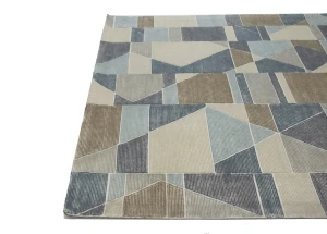 Multicolored Geometric 5X8 Modern Oriental Rug