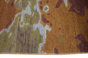 Multicolored Abstract 8X10 Oriental Modern Rug