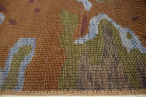 Multicolored Abstract 8X10 Oriental Modern Rug