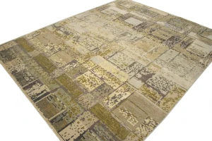 Multicolored Abstract 8X10 Oriental Modern Rug