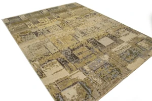 Multicolored Abstract 8X10 Oriental Modern Rug