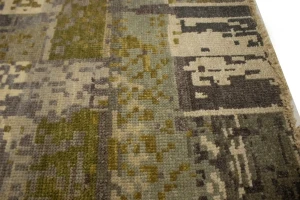 Multicolored Abstract 8X10 Oriental Modern Rug
