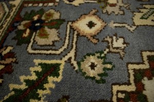 Gray Tribal Geometric 6X9 Heriz Serapi Oriental Rug