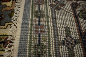 Gray Tribal Geometric 6X9 Heriz Serapi Oriental Rug