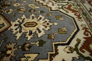 Gray Tribal Geometric 6X9 Heriz Serapi Oriental Rug