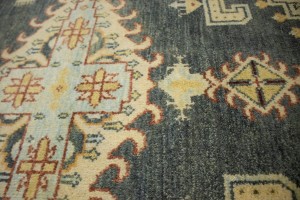 Stone Gray Tribal 9X12 Indo-Viss Oriental Rug
