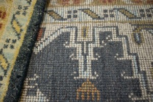 Stone Gray Tribal 9X12 Indo-Viss Oriental Rug