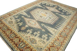 Stone Gray Tribal 9X12 Indo-Viss Oriental Rug