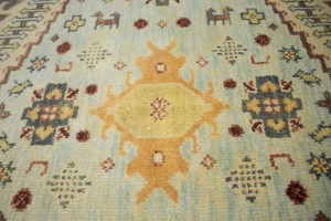 Stone Gray Tribal 9X12 Indo-Viss Oriental Rug