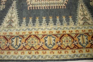 Stone Gray Tribal 9X12 Indo-Viss Oriental Rug