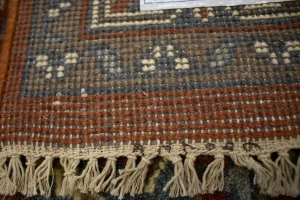 Orange-red Tribal 6X9 Indo-Viss Oriental Rug
