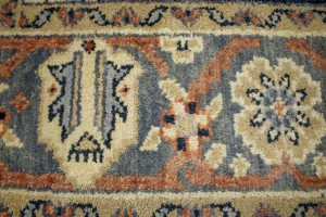 Cream Tribal 6X9 Indo-Viss Oriental Rug