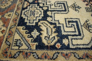 Cream Tribal 6X9 Indo-Viss Oriental Rug