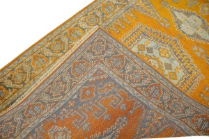 Orange Tribal 5X8 Indo-Viss Oriental Rug