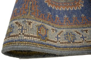 Gray Tribal 3X8 Indo-Viss Oriental Runner Rug