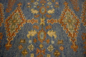 Gray Tribal 3X8 Indo-Viss Oriental Runner Rug