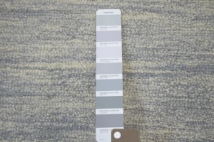 Gray & Beige Stripes 5X8 Hand-Tufted Modern Rug