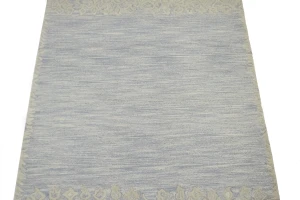 Gray & Beige Stripes 5X8 Hand-Tufted Modern Rug