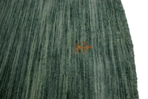 Solid Hunter Green 6X6 Oriental Modern Round Rug