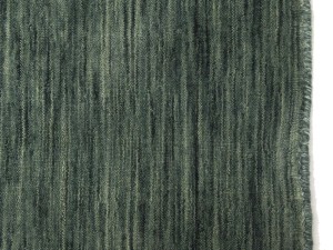 Solid Green 5X5 Oriental Modern Square Rug