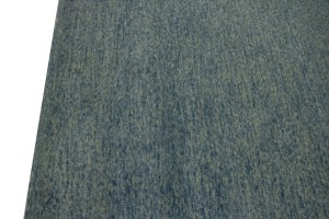 Blue Solid 5X8 Hand-Tufted Modern Rug
