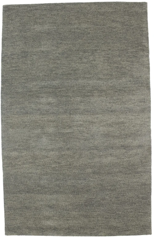 Gray Solid 5X8 Hand-Tufted Modern Rug