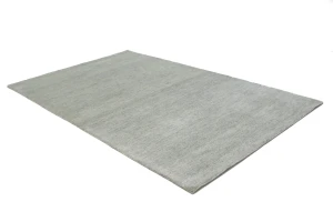 Gray Solid 5X8 Hand-Tufted Modern Rug