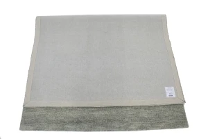 Gray Solid 5X8 Hand-Tufted Modern Rug