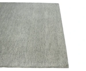 Gray Solid 5X8 Hand-Tufted Modern Rug