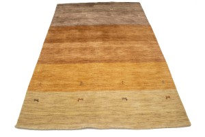 Multicolored Stripes 5X8 Oriental Modern Rug