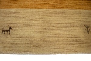 Multicolored Stripes 5X5 Oriental Modern Square Rug