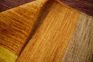 Multicolored Stripes 8X8 Oriental Modern Square Rug