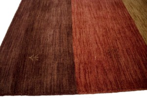 Multicolored Stripes 8X8 Oriental Modern Square Rug