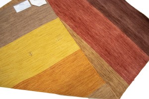 Multicolored Stripes 5X8 Oriental Modern Rug