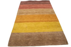 Multicolored Stripes 5X8 Oriental Modern Rug