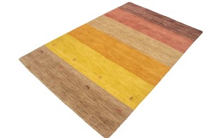 Multicolored Stripes 5X8 Oriental Modern Rug