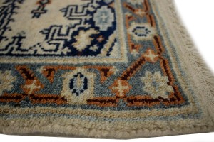 Cream Tribal 3X8 Indo-Viss Oriental Runner Rug